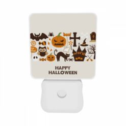 Night Light Set Of 2, A Collection Of Halloween Symbols And Decorations. -Acrylic Night Light Shop 5f56f5909aeb99fbd4d4d05309d2d52b4d8d8c8e