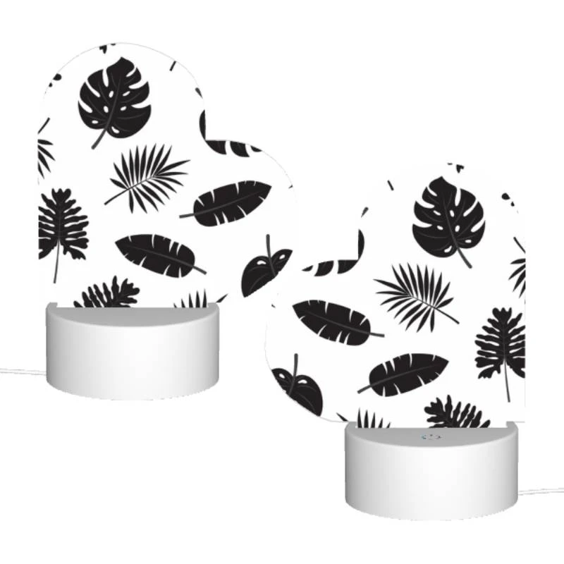 Love Acrylic Night Light, A pattern of leaves in black and white. Love Acrylic Night Light, A Pattern Of Leaves In Black And White. -Acrylic Night Light Shop 5f948d7acff8610f21c44432f242877e9ad0ae19
