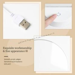 Round Acrylic Night Light, A Brown And White Drawing Of A Palm Tree. -Acrylic Night Light Shop 5fbdafba6ad0d0520d8e9f0a7840d2768e7f636b 75