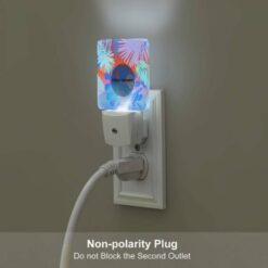 Night Light Set Of 2, A Colorful Image Of Palm Trees And A Blue Circle With The Words "Enjoy Summer" Written On It. -Acrylic Night Light Shop 5fd1c564349f4d015a2a7abdade5a324174b1438