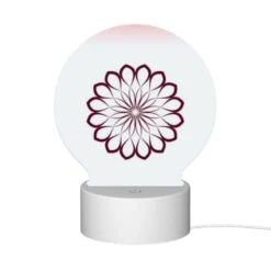 Round Acrylic Night Light, A Purple Flower With A White Center. 9 Round Acrylic Night Light, A Purple Flower With A White Center. -Acrylic Night Light Shop 5fe4df37736075acd68da52f7b38e0f250344bab
