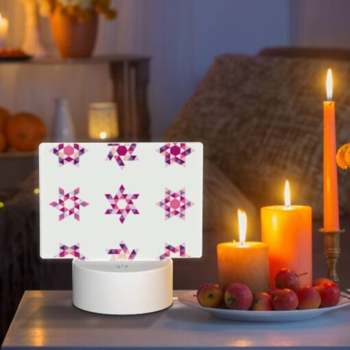 Rectangular Acrylic Night Light, A Collection Of Six Different Colored Geometric Shapes. -Acrylic Night Light Shop 607afe8b3926bbf410ff452e30384c24b3a9c1fc