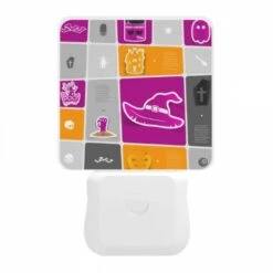 Night Light, A Collection Of Halloween Images On A Pink Background. -Acrylic Night Light Shop 60b39e57e126f2fb837e3cee702c3421f00cf9ab