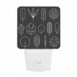 Night Light, A Collection Of Leaves In Various Shapes And Sizes. -Acrylic Night Light Shop 6109f313672c055b04d8d38ad3be6fe53163223a