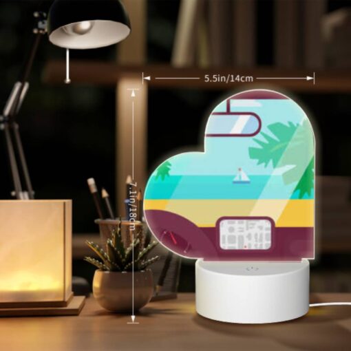 Love Acrylic Night Light, A Car's Dashboard With A Map On The Screen. -Acrylic Night Light Shop 6115b636a001530cad5d360e60392f2ef3eee49d