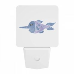 Night Light, A Blue And Purple Fish With A Long Nose And A Blue Eye. -Acrylic Night Light Shop 61317b5041ec0278508f10e5c4938acf9a3d3cee