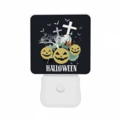 Night Light Set Of 2, A Black And White Image Of Halloween Decorations. 8 Night Light Set Of 2, A Black And White Image Of Halloween Decorations. -Acrylic Night Light Shop 616e193f036c2c4256c0f077b22a0bfcd6d3015f