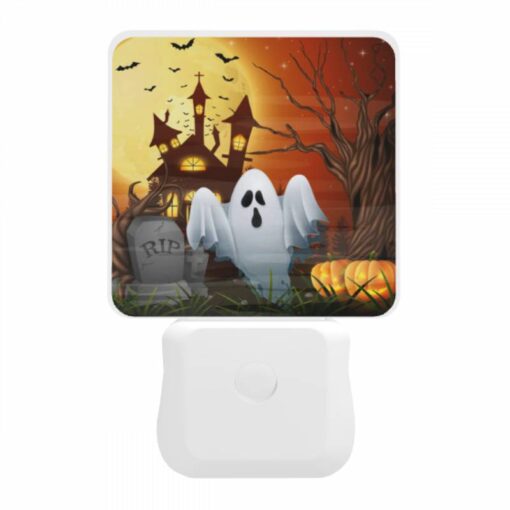 Night Light, A Spooky Scene With A Haunted House -Acrylic Night Light Shop 6175db90ec3fc8233b4999ad1d5c6629090ce676