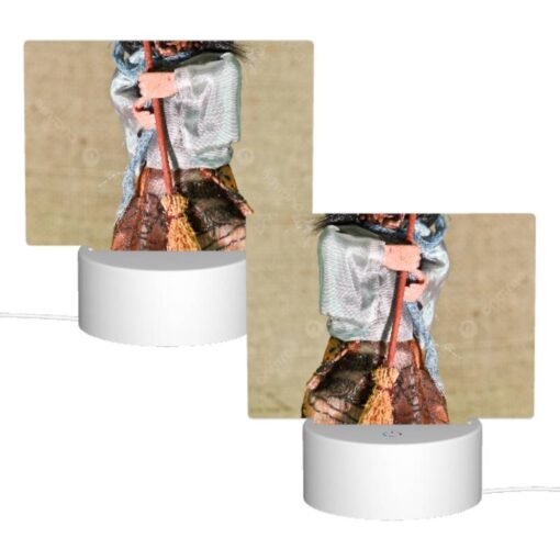 Rectangular Acrylic Night Light, A Doll With A Broom In Its Hand. -Acrylic Night Light Shop 6199517958514495ee8c1d9e36b8d6d02ee22350
