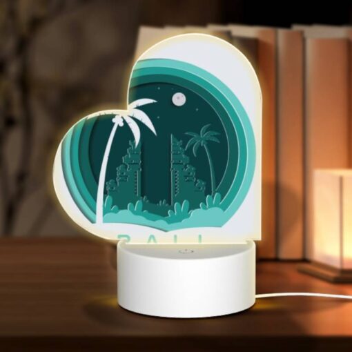 Love Acrylic Night Light, A Round Logo For The City Of Bali. -Acrylic Night Light Shop 619f07e4bed3182300da870bbfed4ab112185d16