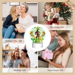 Round Acrylic Night Light, A Woman In A Bikini Is Posing For A Poster Advertising Rio De Janeiro. 7 Round Acrylic Night Light, A Woman In A Bikini Is Posing For A Poster Advertising Rio De Janeiro. -Acrylic Night Light Shop 61bc7047e520b64a33b9c8050e7ffa257832a9cb