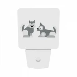 Night Light Set Of 2, Two Dogs Standing Next To Each Other. -Acrylic Night Light Shop 61c0191562d3fce5a49bc26b08ebb4777b76efb7
