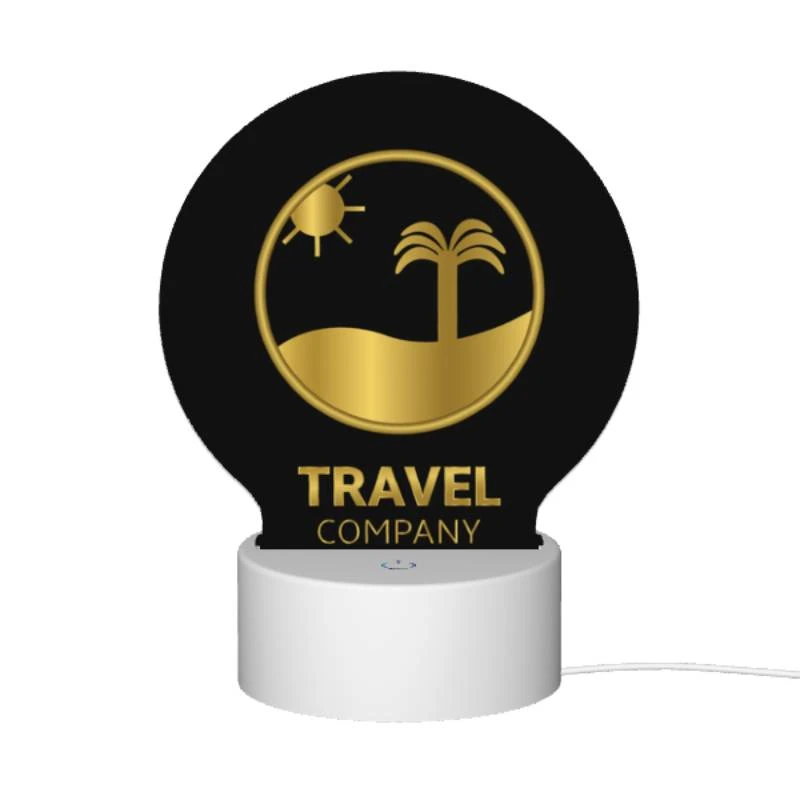 Round Acrylic Night Light, A logo for a travel company. Round Acrylic Night Light, A Logo For A Travel Company. -Acrylic Night Light Shop 61e92a96d7a232ce36872b85daa666b4734b3dfc