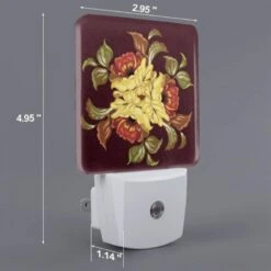 Night Light Set Of 2, A Colorful Flower Design With Yellow 1 Night Light Set Of 2, A Colorful Flower Design With Yellow -Acrylic Night Light Shop 624bdbf2edd5c61f91140d889b4f193e776bcc00