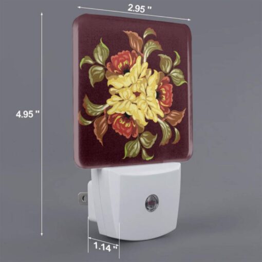 Night Light Set Of 2, A Colorful Flower Design With Yellow -Acrylic Night Light Shop 624bdbf2edd5c61f91140d889b4f193e776bcc00