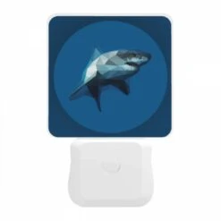 Night Light, A Shark Is Shown In A Blue Ocean. -Acrylic Night Light Shop 6251a4a09f42cef41b9419cdcf5c34983ffb50cb