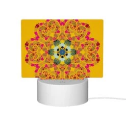 Rectangular Acrylic Night Light, A Colorful Flower Design With A Blue Center. 9 Rectangular Acrylic Night Light, A Colorful Flower Design With A Blue Center. -Acrylic Night Light Shop 62ad85e38f5072e5432741492cbf7269a46dab04