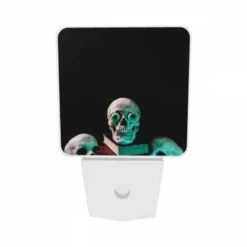 Night Light Set Of 2, A Stack Of Books With A Skull On Top. -Acrylic Night Light Shop 62dbeaa93b34b663d25c805caadb1f221524e9cd