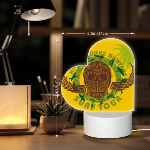 Love Acrylic Night Light, A Colorful Surfboard Tour Logo. -Acrylic Night Light Shop 6436005bafb855b086cc717d9853fc313ee65843