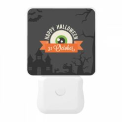 Night Light, A Halloween Poster With A Green Eye And The Date 31 October. -Acrylic Night Light Shop 64586e75db3085f013e927abcd37003f4e877090