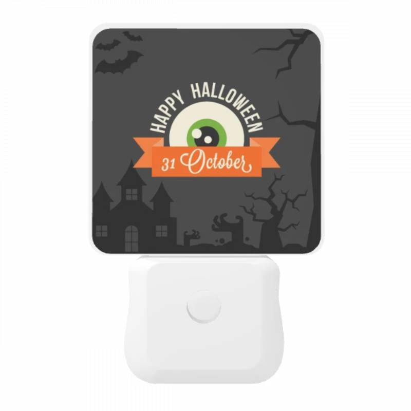 Night Light, A Halloween poster with a green eye and the date 31 October. Night Light, A Halloween Poster With A Green Eye And The Date 31 October. -Acrylic Night Light Shop 64586e75db3085f013e927abcd37003f4e877090