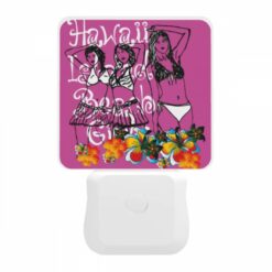 Night Light, Three Women In Bikinis Are Standing On A Pink Background. -Acrylic Night Light Shop 6458ef504e6c17c9384f34f254def506b2336e04
