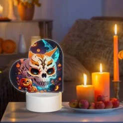 Love Acrylic Night Light, A Skull With A Pumpkin Face And A Cat Face. 6 Love Acrylic Night Light, A Skull With A Pumpkin Face And A Cat Face. -Acrylic Night Light Shop 6475551ae2df0e25850c542e04f5841ebe6ce9cf