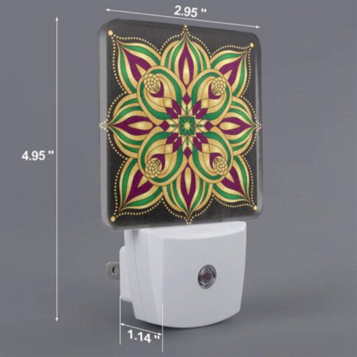 Night Light Set Of 2, A Colorful Flower With Green -Acrylic Night Light Shop 6480b64f953766b130a82c7427950dd9090e289d