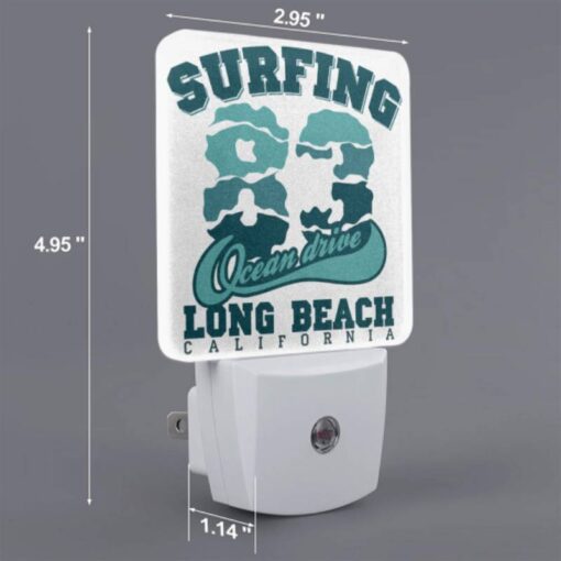 Night Light, A Surfing Logo For Long Beach -Acrylic Night Light Shop 64d13b33ce74c1fd30992d497edb91a7779c403b