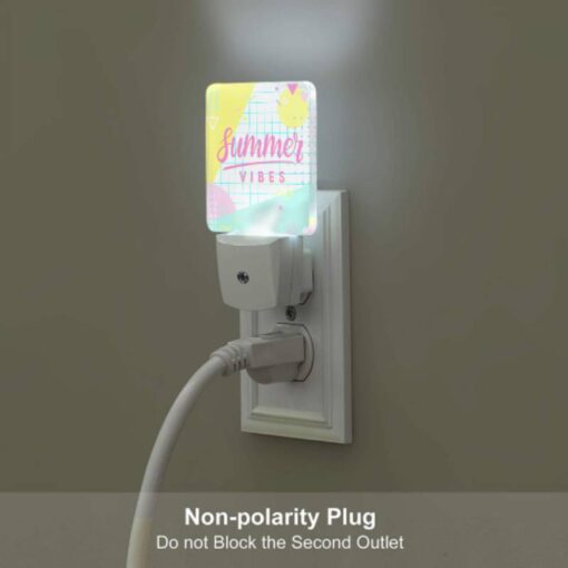 Night Light, A Colorful Graphic With The Words "Summer Vibes" Written On It. -Acrylic Night Light Shop 65650f3de21a3e5be149eb73de7991c3a30a4ec1