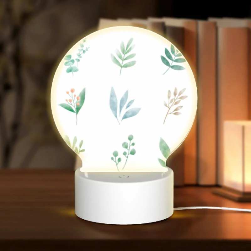Round Acrylic Night Light, Six different types of plants are shown in a row. Round Acrylic Night Light, Six Different Types Of Plants Are Shown In A Row. -Acrylic Night Light Shop 65aa26afc16cd77b7c2e418f7adcb83b847b5043