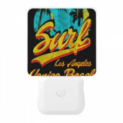 Night Light, A Surfboard Logo With The Words "Surf Los Angeles" Written On It. -Acrylic Night Light Shop 65d40c9fbc279357c48d1d3d91c3976d0e7446f0