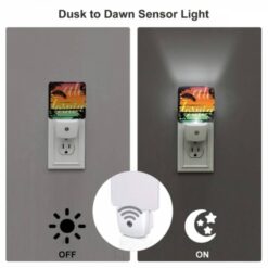 Night Light Set Of 2, A Colorful Sunset Over The Ocean With The Word California Written In The Sky. -Acrylic Night Light Shop 663527a3b8751b7d6febfdc4d8a6e437a4f2056a