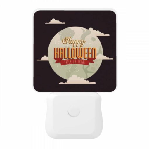 Night Light, A Happy Halloween Sign With A Moon And A Trick Or Treat Message. -Acrylic Night Light Shop 66ca5bad4d6794e65296599342da81c6b5947a14