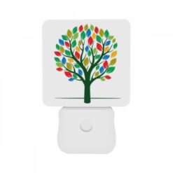 Night Light Set Of 2, A Colorful Tree With Leaves In Different Colors. -Acrylic Night Light Shop 66f7740afb48771c44ff2264a6c5e91469c8e65f