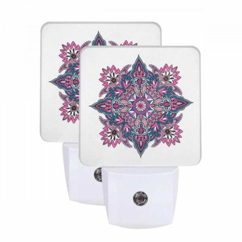 Night Light Set of 2, A colorful and intricate design is displayed on a white background. Night Light Set Of 2, A Colorful And Intricate Design Is Displayed On A White Background. -Acrylic Night Light Shop 67230efd576d3b9e85e97f956c79067254806aa3