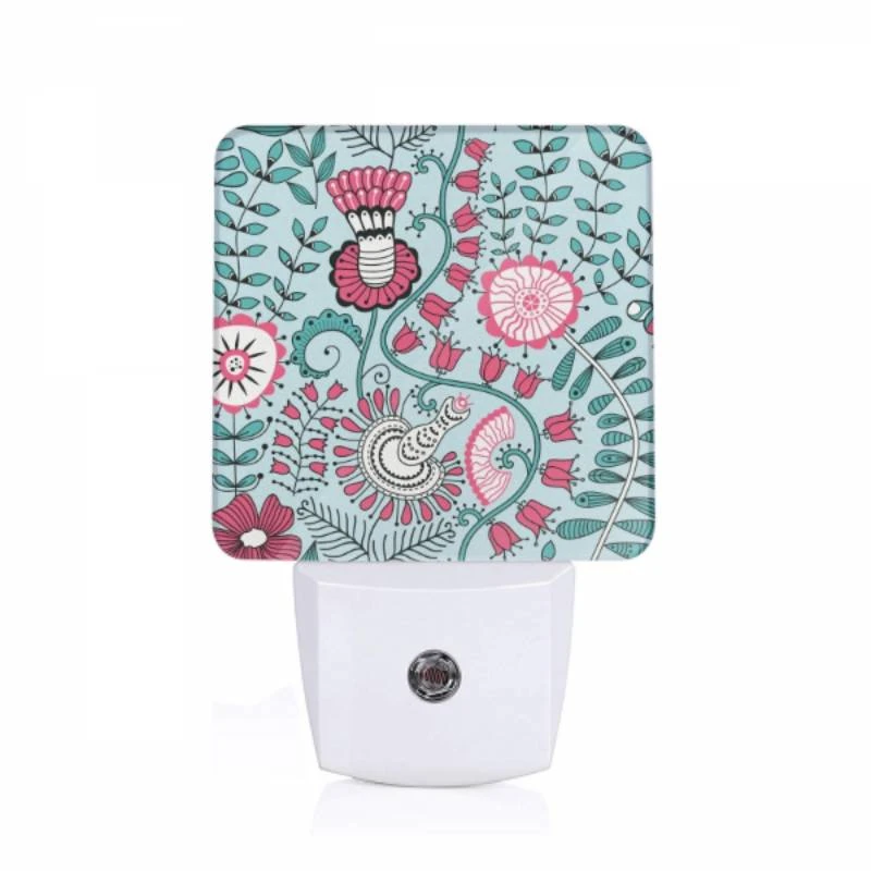 Night Light, A colorful floral pattern with pink Night Light, A Colorful Floral Pattern With Pink -Acrylic Night Light Shop 6757b9f072a0cf6391901b315a23d3a7c3c3f1d1