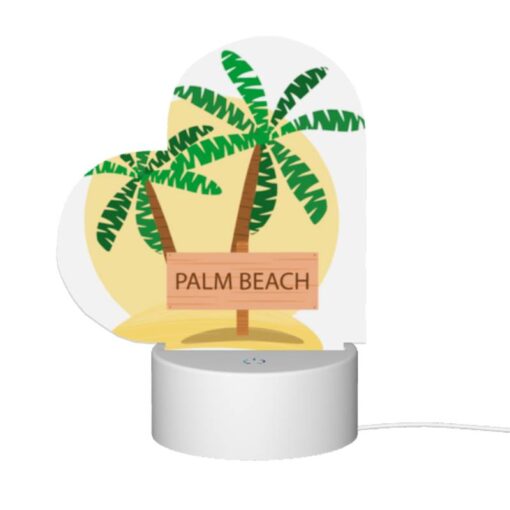 Love Acrylic Night Light, A Sign That Says Palm Beach. -Acrylic Night Light Shop 6798d74a00c03e3bf188fe784c7e256878877ffc