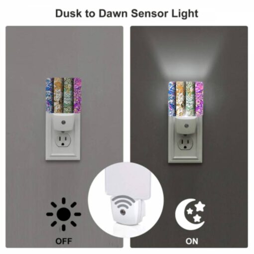 Night Light, Three Colorful Designs Are Displayed On A Roll Of Paper. -Acrylic Night Light Shop 679f627286a808c7482164b5aafd9c5e902e51a3