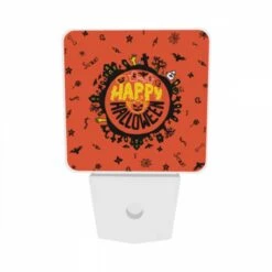 Night Light Set Of 2, A Round Orange Sign With A Happy Halloween Message. 6 Night Light Set Of 2, A Round Orange Sign With A Happy Halloween Message. -Acrylic Night Light Shop 67f73c60e9f4459b0b343d5b77cc2a501534b5b2
