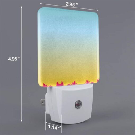 Night Light Set Of 2, A Colorful Sunset With Palm Trees And A Blue Sky. -Acrylic Night Light Shop 69b6f3b9ca3d24149b147d16d75b1e31d2bf98f5