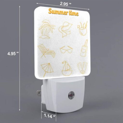 Night Light Set Of 2, A Collection Of Summer Time Icons. -Acrylic Night Light Shop 69ba82c93a79fe2afacbedfc77f3c63097bf446c