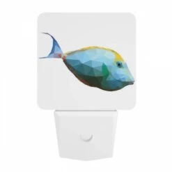 Night Light, A Blue And Yellow Fish With A Green Eye. -Acrylic Night Light Shop 69c015d18e75c160ca9ebf9917ae2b99e69947da
