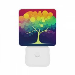 Night Light Set Of 2, A Colorful Tree With A Yellow -Acrylic Night Light Shop 6a212aeb48e069a5266cc20c1e9b4d0313cdd593
