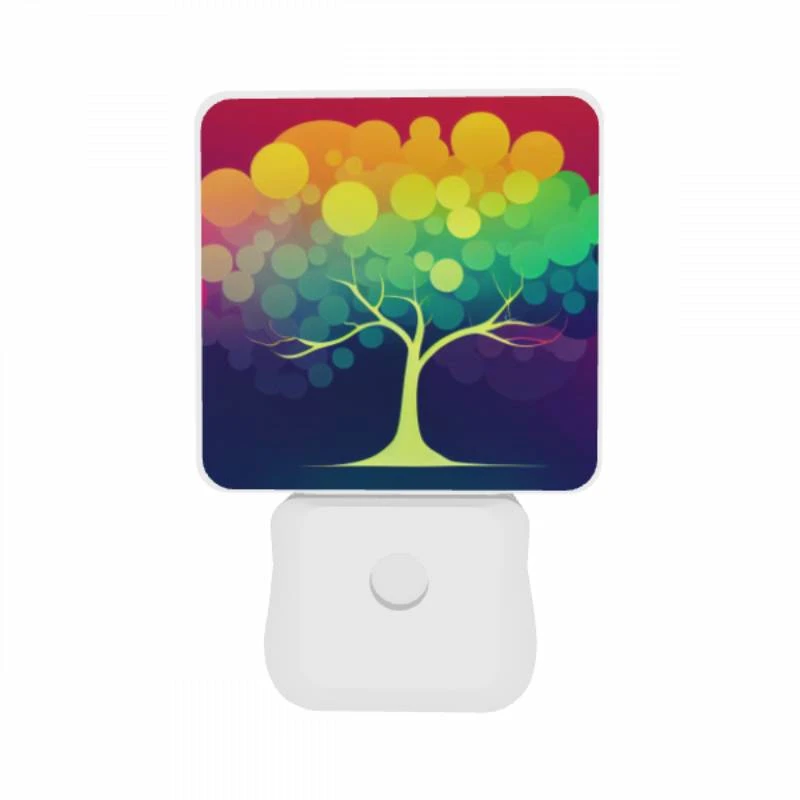 Night Light Set of 2, A colorful tree with a yellow Night Light Set Of 2, A Colorful Tree With A Yellow -Acrylic Night Light Shop 6a212aeb48e069a5266cc20c1e9b4d0313cdd593