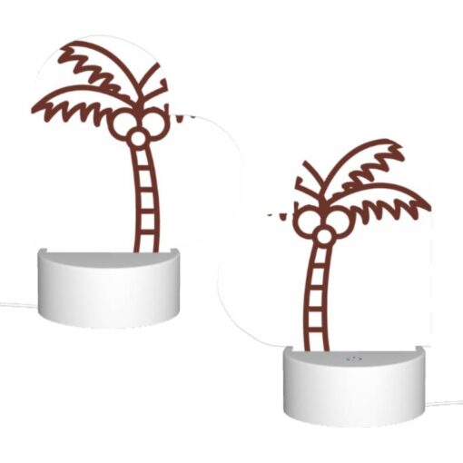 Love Acrylic Night Light, A Brown And White Drawing Of A Palm Tree. -Acrylic Night Light Shop 6afbbbf3c24054d19510208f2b7cadd6c6d6e17a