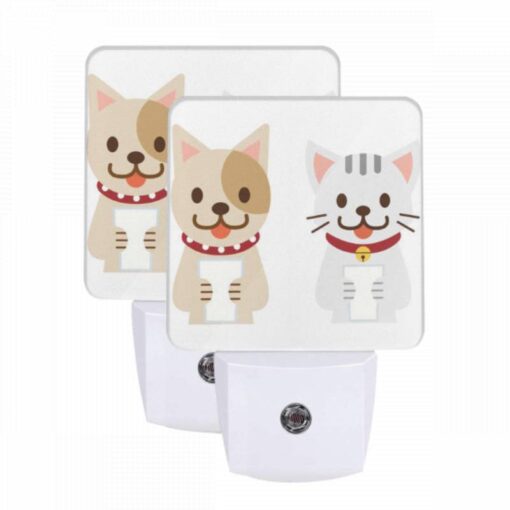 Night Light Set Of 2, Two Cute Cat Cartoons Holding A Cup. -Acrylic Night Light Shop 6bdae0f84a0efad46f170460d17fb73d36dc7b1b