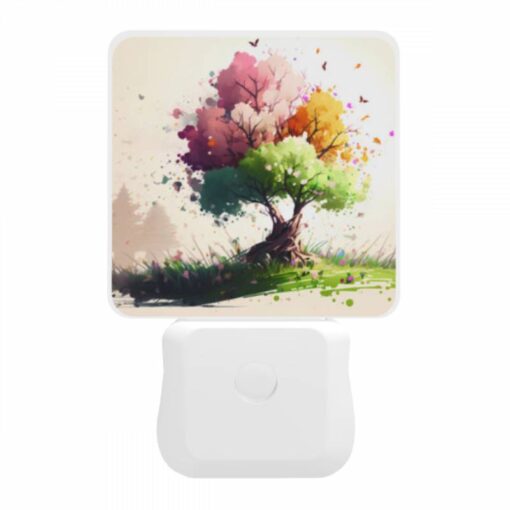 Night Light, A Tree With A Trunk And Roots Is Surrounded By Colorful Butterflies. -Acrylic Night Light Shop 6bfdc26b56d3d68abc6ca6ad4dab13318a1ecd31