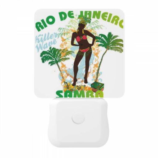 Night Light, A Woman In A Bikini Poses For A Poster Advertising Rio De Janeiro. -Acrylic Night Light Shop 6d812c1608f052bc5112e4e9ea2ac03616045ee3