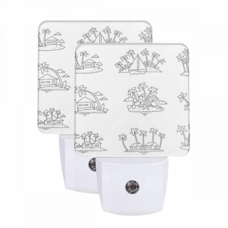 Night Light Set of 2, A collection of six different colored palm trees. Night Light Set Of 2, A Collection Of Six Different Colored Palm Trees. -Acrylic Night Light Shop 6dc8b970b9a709ebb56a4f9f3353198266a72c24